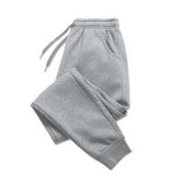 Men's Casual Pants Autumn Winter Fleece Sweatpants Men Running Jogger Sports Gym Trousers Fashion Solid Color Workout Long Pants - details 2