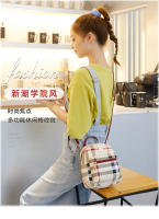 Mochila a cuadros para niñas, nueva versión coreana, Bolso pequeño cruzado a la moda, 2024 - details 0