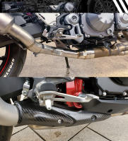 Z900 Slip-on Motorcycle Exhuast Middle Link Pipe Escape Muffler Adapter Connect Pipe Catalytic Delete Z 900 Stainless steel - details 4