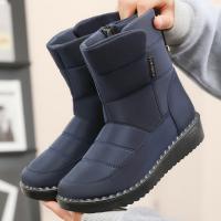 Botas largas Winer para mujer, zapatos planos informales, botas de nieve cálidas - details 2