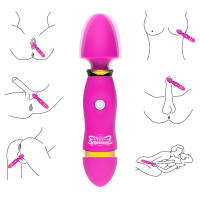Vibrador vaginal recargable de varias velocidades para mujer, estimulador de clítoris y pezón, Juguetes sexuales, masajeador erótico suave, consolador femenino - details 4