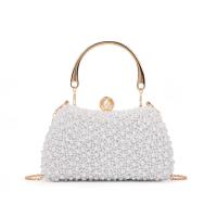 Bolso de mano de cena de perlas para mujer, bolso de mano con cuentas de cristal, adecuado para bodas, novias, fiestas, bailes - details 6