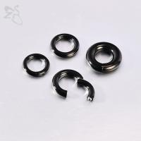 ZS-anillo redondo de acero de titanio para hombre y mujer, Piercings de gran calibre, expansor de oreja y nariz, Piercing de tabique, 2/4/6/8/10/12G, F136 G23, 1 unidad - details 9