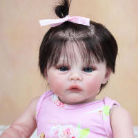 Muñeca Reborn de silicona suave para niña, juguete de bebé de 19 pulgadas, casa de juegos realista, venas visibles, tono de piel 3D, 48 CM - details 0