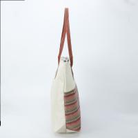 Bolsa de playa a rayas 2024, bolso de hombro para las axilas, bolso de lona informal de gran capacidad. - details 27