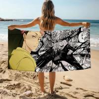 Jujutsu Kaisen-toallas de playa grandes de microfibra para baño, toalla deportiva de secado rápido para adultos, gimnasio, Spa de viaje en casa - details 14