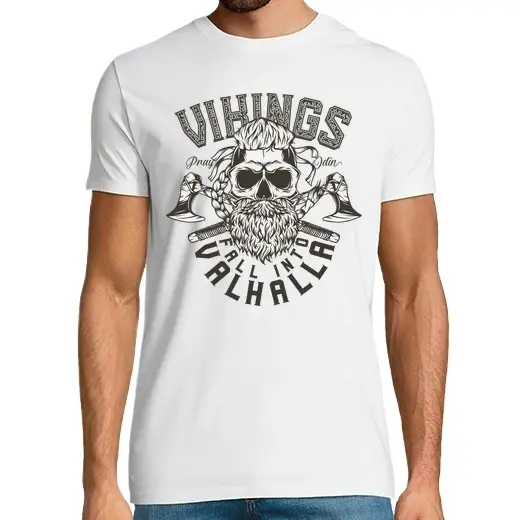 Vikingos Valhalla Guerreros Viking Camisetas hombre clásica premium de vikingos - 1