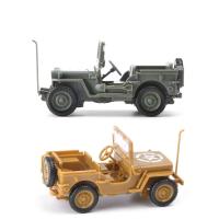 Rompecabezas de coches todoterreno DIY WW2, modelos de plástico 3D, Kits de bloques de construcción para adolescentes y adultos, fuerzas militares de EE. UU., Willys Jeep, 1/48 - details 5