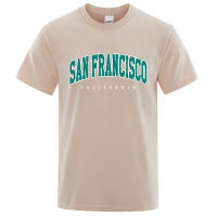 Camiseta holgada de algodón para hombre, ropa con letras de la ciudad de San Petersburgo, California, EE. UU., de gran tamaño, a la moda, de verano, Tops holgados informales - details 14