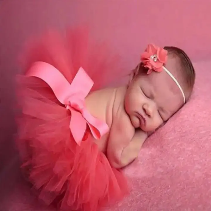 Conjunto de Diadema para Bebé Tre Vestido de Verano para Niña Accesorio de Fotografía de Princesa Bonita - 1