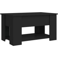 Mesa de centro, mesa auxiliar, consola lateral, salón, sofá, sala de estar, cafetería, muebles, mobiliario, madera contrachapada blanca, 79x49x41 cm - details 20