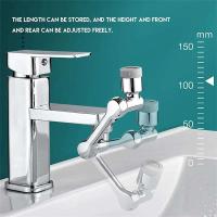 Extensor 1080 °   Grifo de agua giratorio, rociador con boquilla, mezclador de baño Universal, aireador, 2 modos de pulverización, grifo de fregadero de cocina - details 4