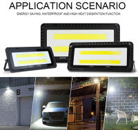 YNL Luces de Inundación LED AC 220V 200W-100W-50W Luz de Pared para Jardín al Aire Libre Impermeable IP66 Proyector de Paisaje COB - details 8