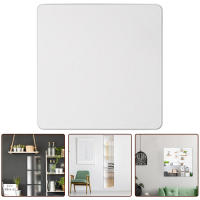 Pegatinas de pared de espejo extraíbles, láminas acrílicas flexibles, azulejos, espejos sin cristal, 1 piezas - details 5