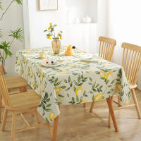 Estilo Pastoral impermeable a prueba de aceite lavable hogar mantel Rectangular cubierta cocina mesa de comedor Decoración - details 3
