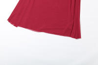 BUNO-Vestido de mujer con cinturón de punto elástico, vestido ajustado con hoja de loto negro, vestido ajustado con hombros descubiertos, vestido de fiesta pequeño - details 9