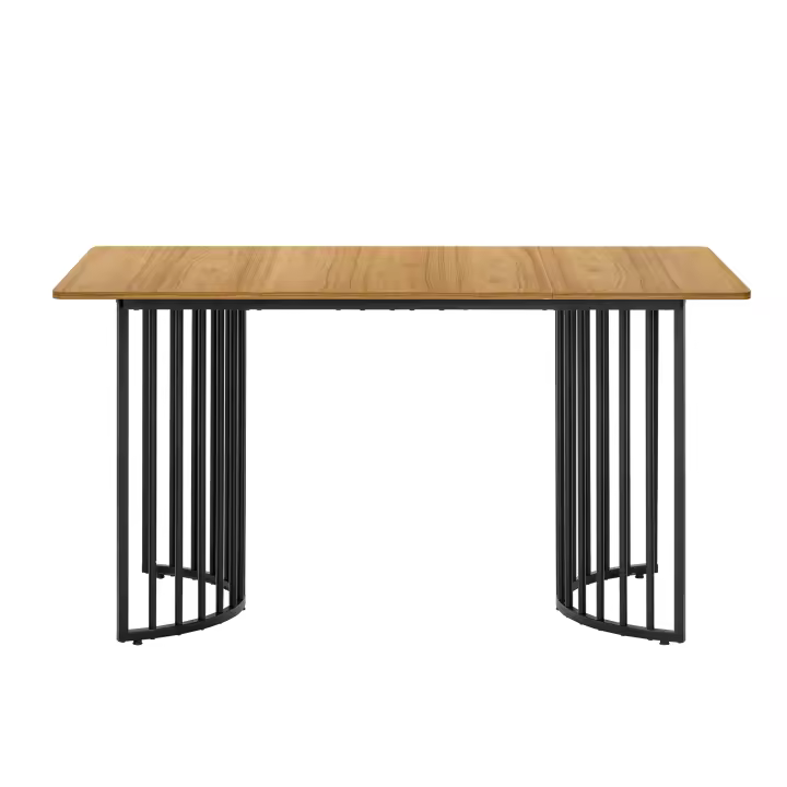 Esstisch 4 Personen, Esstisch Holz 140×80 cm, Moderner Esszimmertisch Küchentischwia Esszimmer y Küche - 1