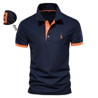 polos hombre manga corta ropa hombre día del padre Polos de algodón para hombre Polos de manga corta con bordado de jirafa para hombre Polos de diseño de marca de alta calidad Ropa para hombre - details 18