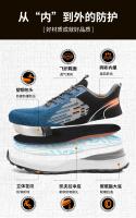 Zapatos de seguridad antiestáticos con punta compuesta para hombre, zapatillas indestructibles para prevenir perforaciones, botas, calzado ligero para hombre - details 21