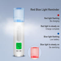 Vaporizador facial nano iónico - vaporizador facial portátil con carga rápida USB-C para spa en casa y cuidado de belleza de viaje - details 2