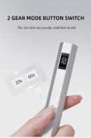 Mini lámpara Led UV de mano, secador de uñas recargable portátil para curar esmalte de Gel con pantalla, manicura hine - details 2