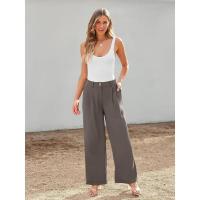 Cargo de cintura alta para mujer Pantalones rectos primavera-otoño - details 12