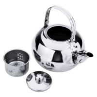 Tetera de agua de acero inoxidable con filtro de infusor, hervidor de café, té verde, jarra de té Oolong, utensilios de cocina para el hogar - details 0