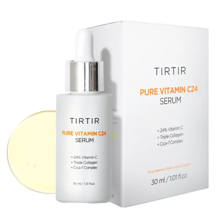 TIRTIR Pure Vitamin 24% Face – Eliminador de manchas oscuras para pieles sensibles con colágeno Antienvejecimiento Uniforma el tono de la piel No irrita - 1