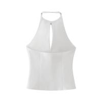 BUNO-Top de verano para mujer, joyería con lazo, decoración, cuello colgante, Top sin mangas, bonito Top con tirantes para mujer 2025 - details 4