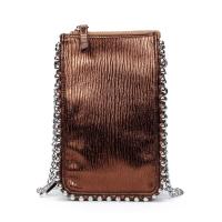 Bolso de mano con cuentas para mujer, bolso bandolera con cadena, bolso esmerilado para teléfono móvil, bolso con cremallera para mujer - details 1