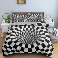 Funda de Edredón 3D Tema Espacial Microfibra Sencillo Doble Twin Queen King Tamaño 2/3 Piezas Juego de Ropa de Cama - details 17