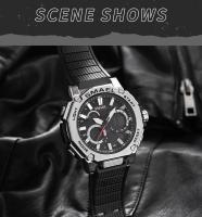 Reloj de Pulsera Deportivo de Lujo SMAEL Original para Hombres con Movimiento de Cuarzo Digital+Pulsera de Hierro Forma Redonda Estilo de Moda - details 7