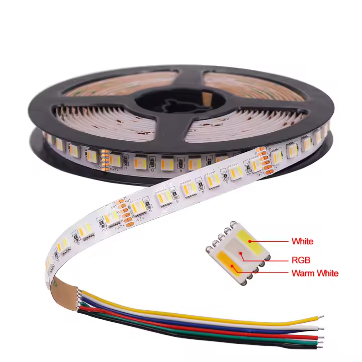 Tira de Luz LED CCT RGB XUNATA Flexible y Transpirable en Colores Variados DC 12V 24V 5050 SMD 30 60 96 Leds/M Para Decoración y Iluminación IP20 IP65 IP67 - 1