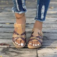 Zapatillas de tacón de cuña informales para mujer, zapatos de verano - details 5