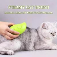 Peine de Masaje Autolimpiable 3-en-1 con Carga USB Peine para Gatos para El Cuidado de Mascotas - details 1