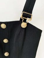 HIGH STREET-Vestido de verano con botones de león para mujer, moda de diseñador, estilo estrella, 2024 - details 16