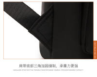 Mochila escolar de moda para mujer, mochila informal de viaje de gran capacidad, mochila simple para niña, color negro - details 32