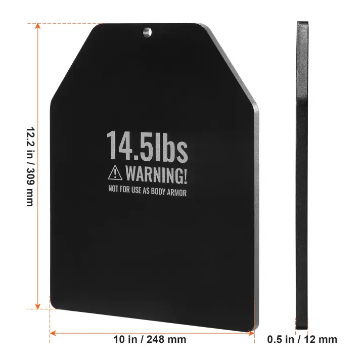 Placas de chaleco SucceBuy: acero de primera calidad para entrenamientos mejorados. Ideal para entrenamiento de fuerza, correr y hacer ejercicio. - 1