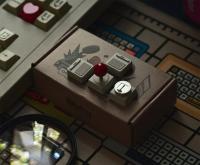 80Retros Arcade con palancas de control de teclas Sombrero de altavoces personalizados Navidad Artesanos Juegos de sombrero de teclas Juegos de aleación de aluminio Serie de juegos de teclas de animación Sombrero - details 8