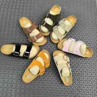 Zapatillas de cuero de vacuno, zapatillas frescas, zapatos de playa de verano, suela antideslizante suave, zapatos de pareja para hombres y mujeres - details 15