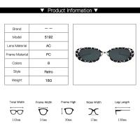 Gafas de sol ovaladas para mujer, lentes ovaladas pequeñas, combinación de colores vintage, negro y rojo - details 0