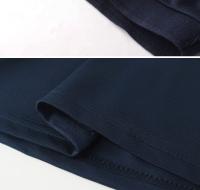 Camisa Polo Unisex De Verano En Color Sólido Casual Al Aire Libre Con Cuello Redondo Y Mangas Cortas Para Negocios Diarios - details 6