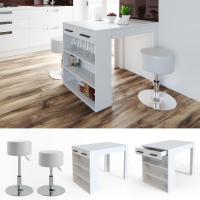 Mesa de Bar Reposo, Antracita/Blanco, 67 x 100 cm - details 48