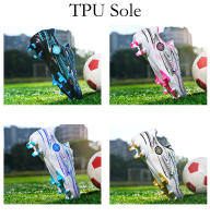 Zapatos de fútbol para niños FG/TF, botas de fútbol escolares, tacos para niños y niñas, zapatillas de deporte para césped, calzado deportivo de entrenamiento atlético al aire libre - details 6