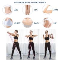 Banderas de Resistencia para Entrenamiento en Yoga y Pilates Longitud de 200cm Elástico - details 3