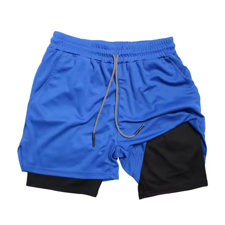 Pantalones Cortos Deportivos para Hombres Multiple Bolsillos para Fitness, Playa, Estilo Diario - 1