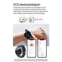 Reloj Inteligente de Grado Médico para Hombres 2025 Tratamiento Láser, ECG Alto + PPG, Glucosa de Sangre, Temperatura Corporal, Llamada BT, Salud - details 16