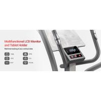 UMAY para el hogar, máquina de ejercicio con 8 niveles de resistencia y empuñaduras de frecuencia de pulso, entrenador elíptico magnético silencioso con paso de 15,5" y - details 6