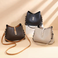 Bolso bandolera de PU para mujer, bolso con correa de hombro estable para ir de compras, uso - details 0