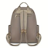 Mochila Mujer Vintage Bordada, Ligera, Nylon, Estilo Casual, Multicolor - details 2